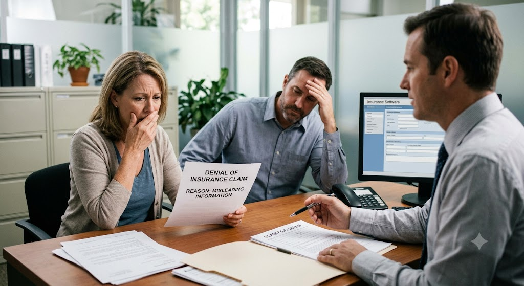 insurance company deny a claim,  denial of insurance claim